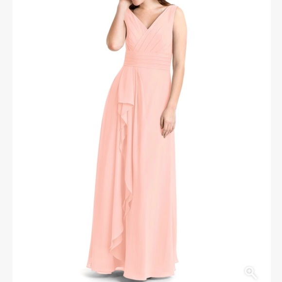 Azazie Julianna Dress in Coral - Picture 4 of 8